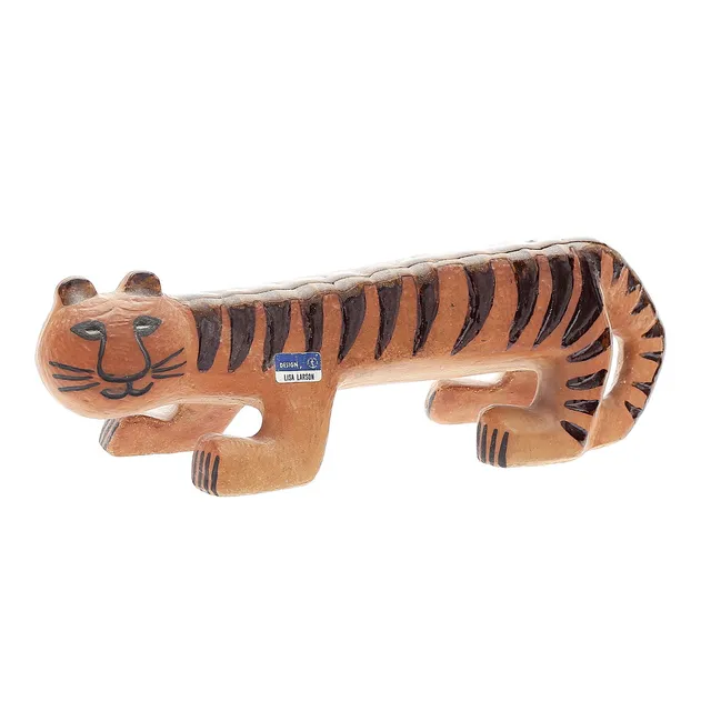 LISA LARSON. Figurin, stengods, "Tiger", ur serien Afrika, Gustavsberg.