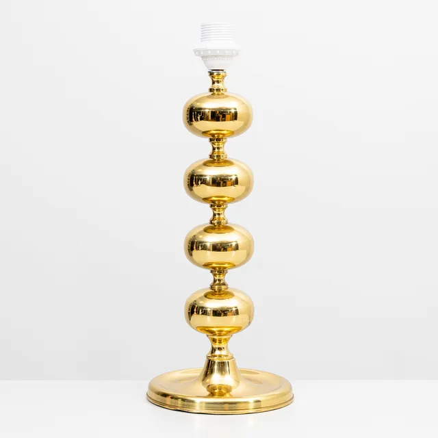 BORDSLAMPA, mässing, märkt GMA 705, 1900-talets andra hälft.