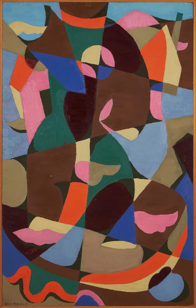 EDVARD ANDERSSON (1891-1967). "Vågkammar".