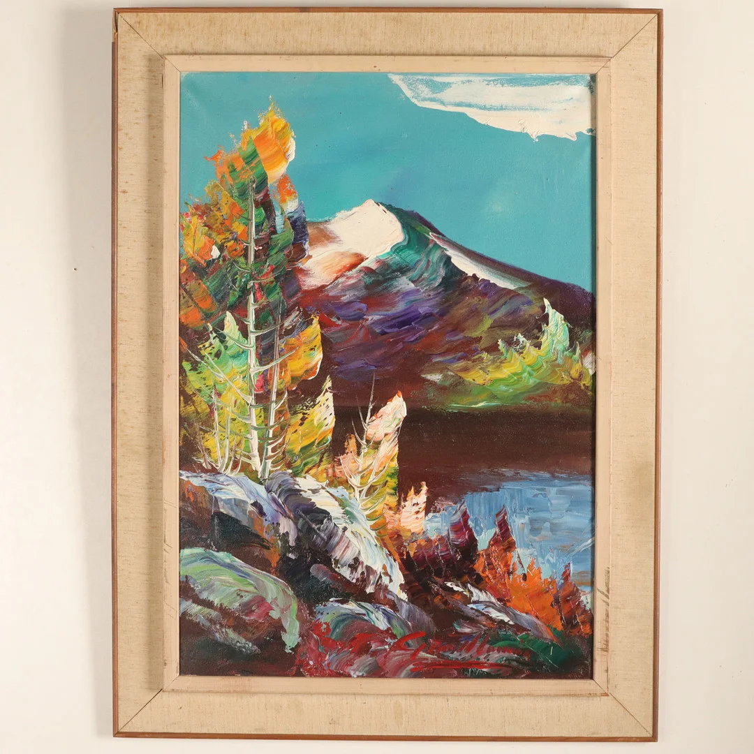 GÖSTA HENNING. OLJA PÅ DUK, signerad. — Paintings — Höörs Auktionshall
