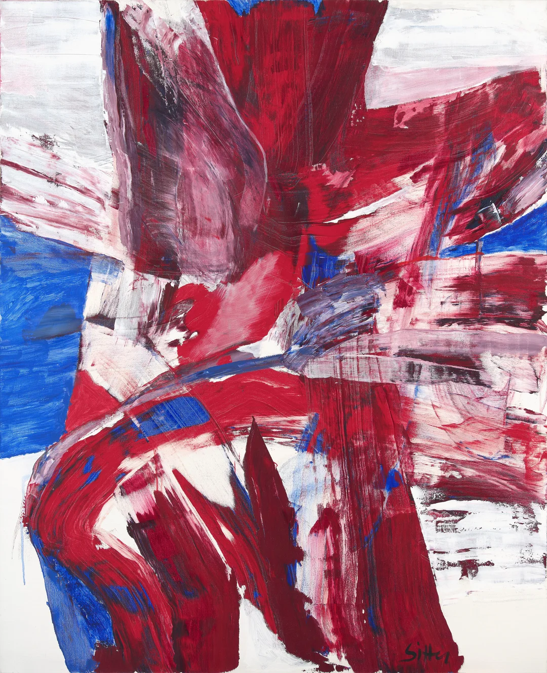 Sitter, Inger — "Juli" 2006 — Kunst/Maleri — Blomqvist