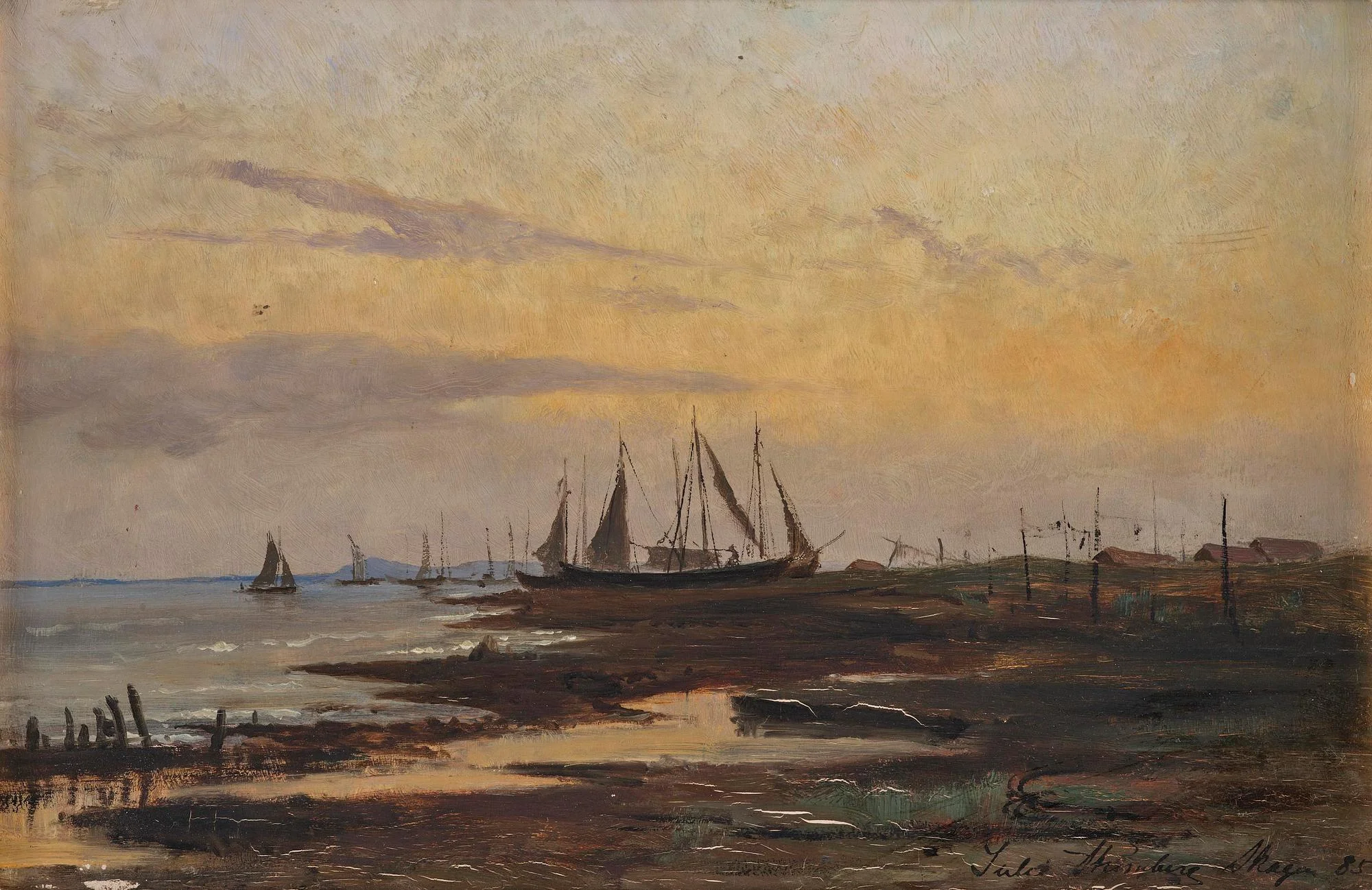 Julia Strömberg, Motiv från Skagen. — Bukowskis