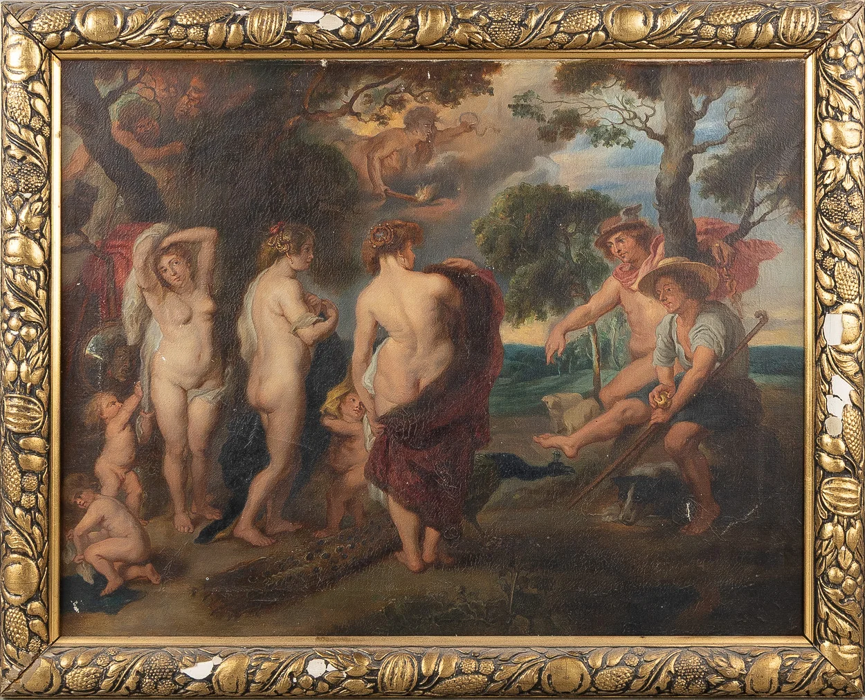 PETER PAUL RUBENS. EFTER. Kopia, olja på duk, daterad 1922 a tergo. — Paintings — Stockholms Auktionsverk Helsingborg