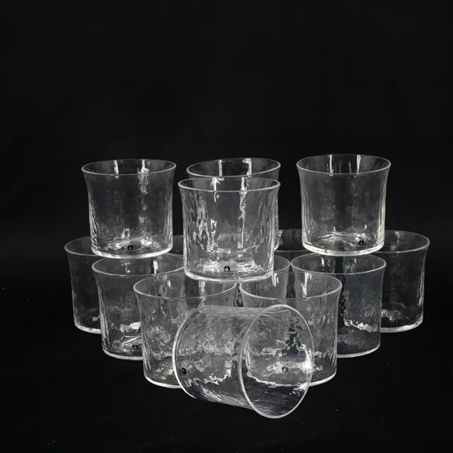 GÖRAN WÄRFF. Selterglas, 15 delar, "Rustica", glas, Pukeberg.