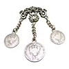 BROSCHE MIT FLORIN-MÜNZEN. — Brooches & Pendants — Auktionshaus Stuber's Hammerschlag