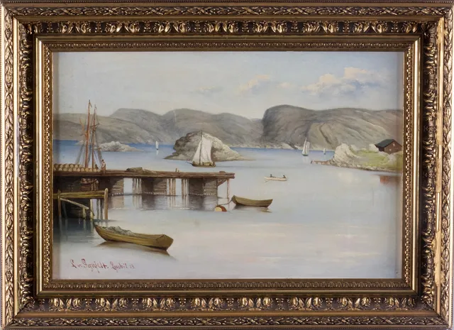 LOTTEN VON GEGERFELT. Olja på duk.