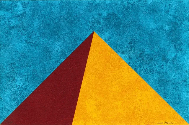 LASSE PERSSON. Pyramid, färglitografi, signerad samt numrerad 84/100.