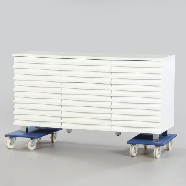 SIDEBOARD, samtida, okänd tillverkning, vitlackad mdf.