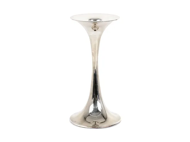 TAPIO WIRKKALA, ljusstake, silver, Kultakeskus Oy Finland 2007, höjd 14,5 cm, vikt 160,8 g, fylld botten, originaletui.