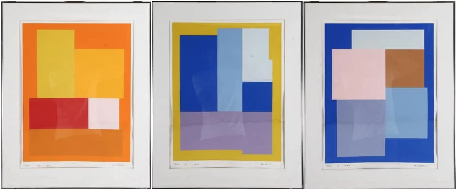 Ib Geertsen. Geometric composition (3) — Paintings and sculptures/Prints and photography — Lauritz