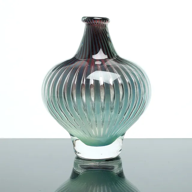 EDVIN  ÖHRSTRÖM. Vas, glas, Ariel, Orrefors, 1953.