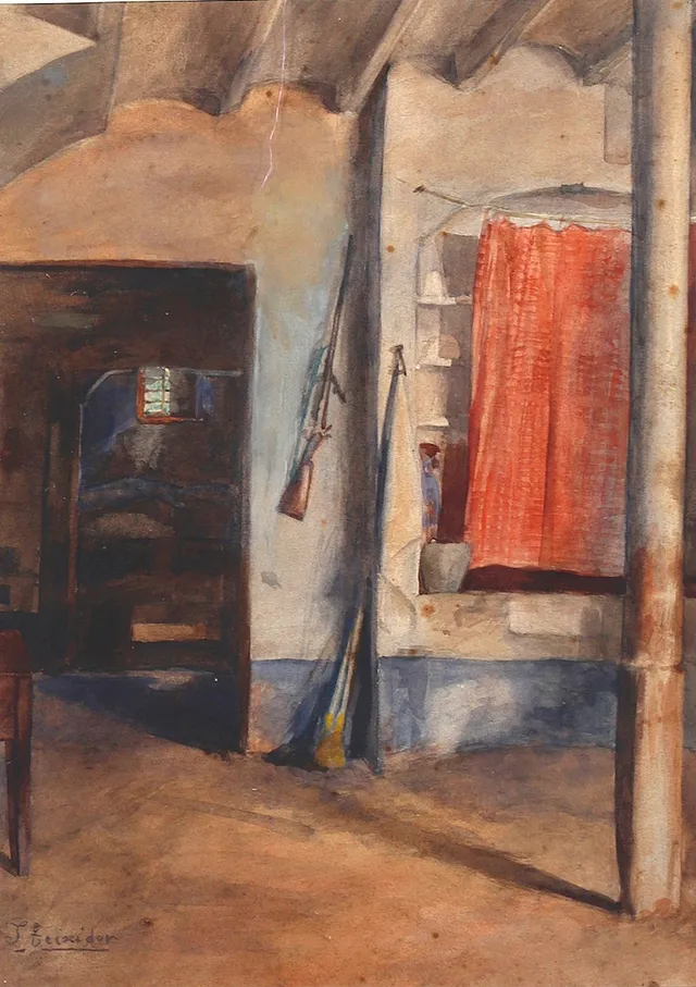 JOSEFA TEIXIDOR. Interior.