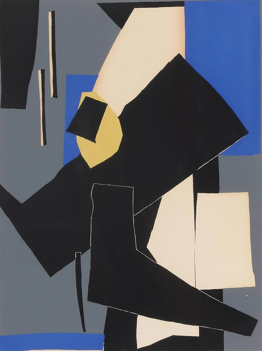 Mogens Andersen: Untitled. Signed Mogens Andersen, 92/125. Lithograph in colours. Visible size 44×33 cm. — Modern Prints/Modern art — Bruun Rasmussen