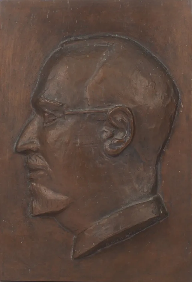SIGGE BERGGREN. Väggrelief, brons, signerad Berggren -52.