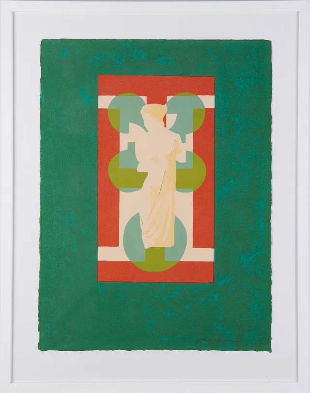 LARS ANDERSSON (1957-2011). Antikiserande kvinna, serigrafi, signerad samt numrerad 89/150.