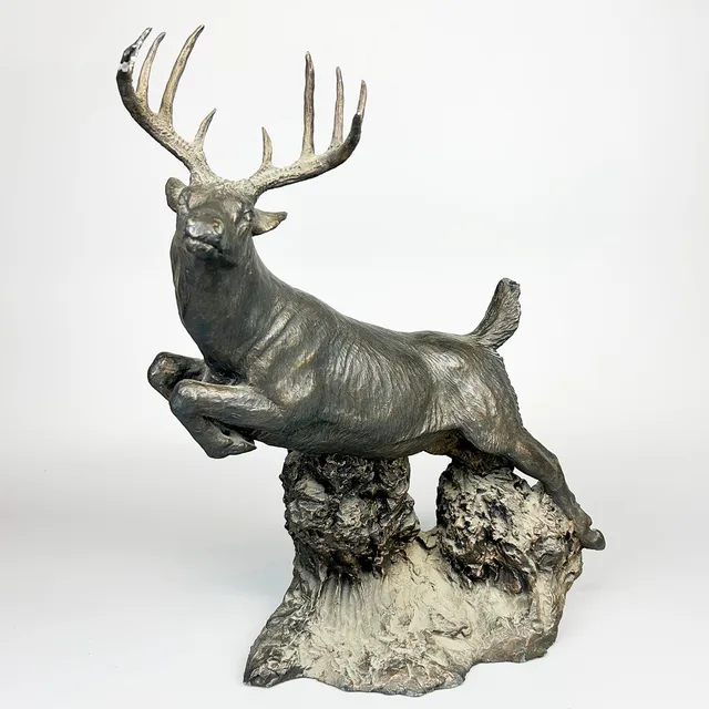 BRONZED STAG.