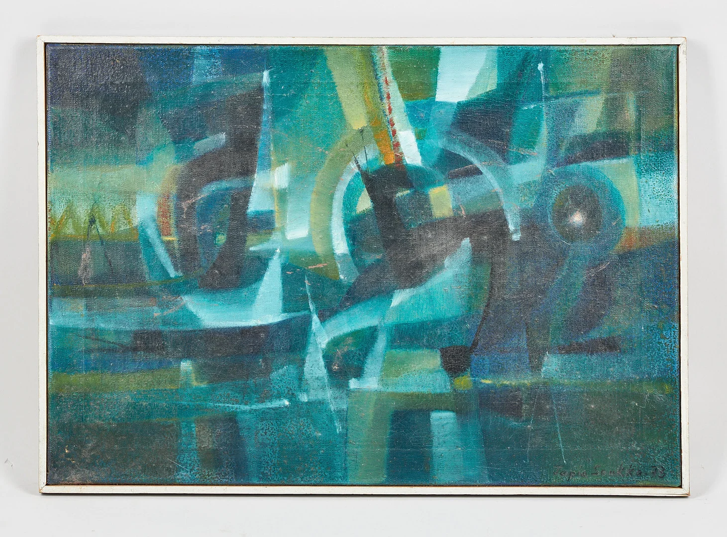 TAPIO SOUKKA. "Sommarmorgonens tid", signerad samt daterad -73, olja på duk. — Paintings — Stockholms Auktionsverk Helsinki