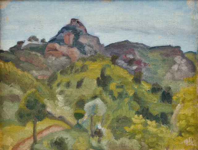 IVAN AGUÉLI. Spanish summer landscape.