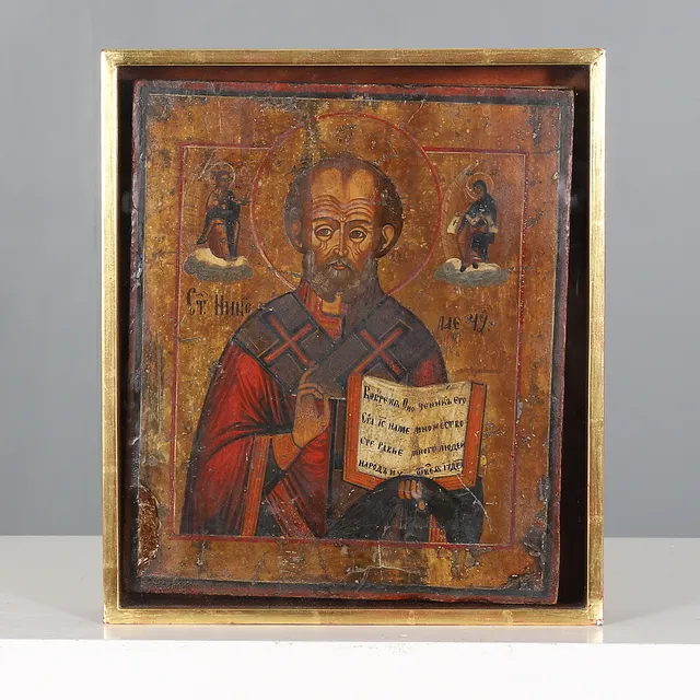 RUSSIAN SCHOOL, LATE 18TH CENTURY-FIRST HALF OF THE 19TH CENTURY. Saint Nicholas.