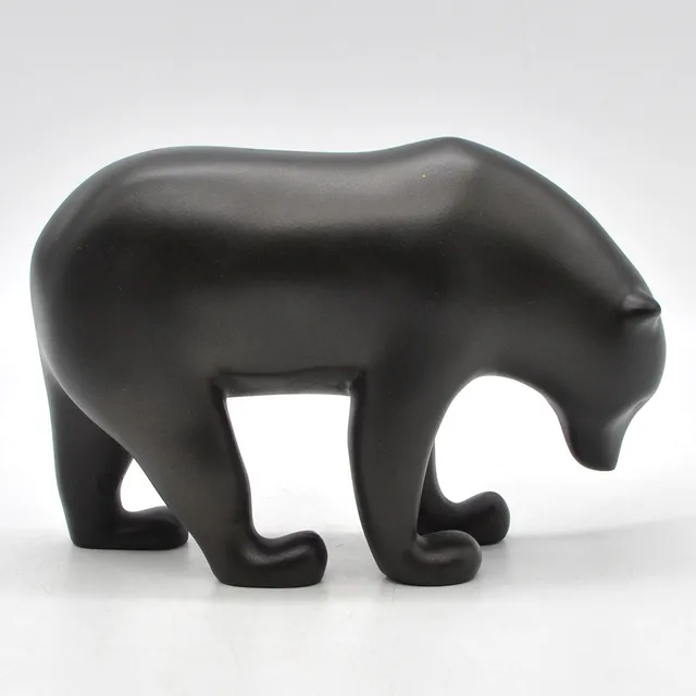 FRANÇOIS POMPON (1855-1933). NACH. "PAT", BRAUNBÄR, SKULPTUR, FÜR MUSEION, VON PARASTONE, NIEDERLANDE, 20. JAHRHUNDERT.