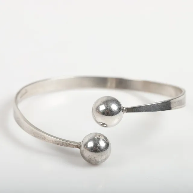 VICTOR JANSSON. Armband, silver, Lindesberg, 1969.
