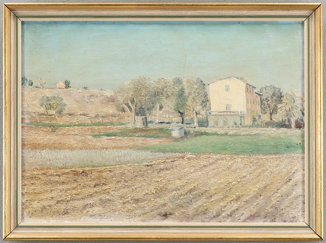 BO VON ZWEIGBERGK. Olja på duk, signerad BZ 28. — Paintings — Karlstad Hammarö Auktionsverk