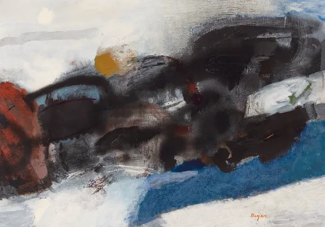 Nesjar, Carl — "Mørk kyst" 1972/73