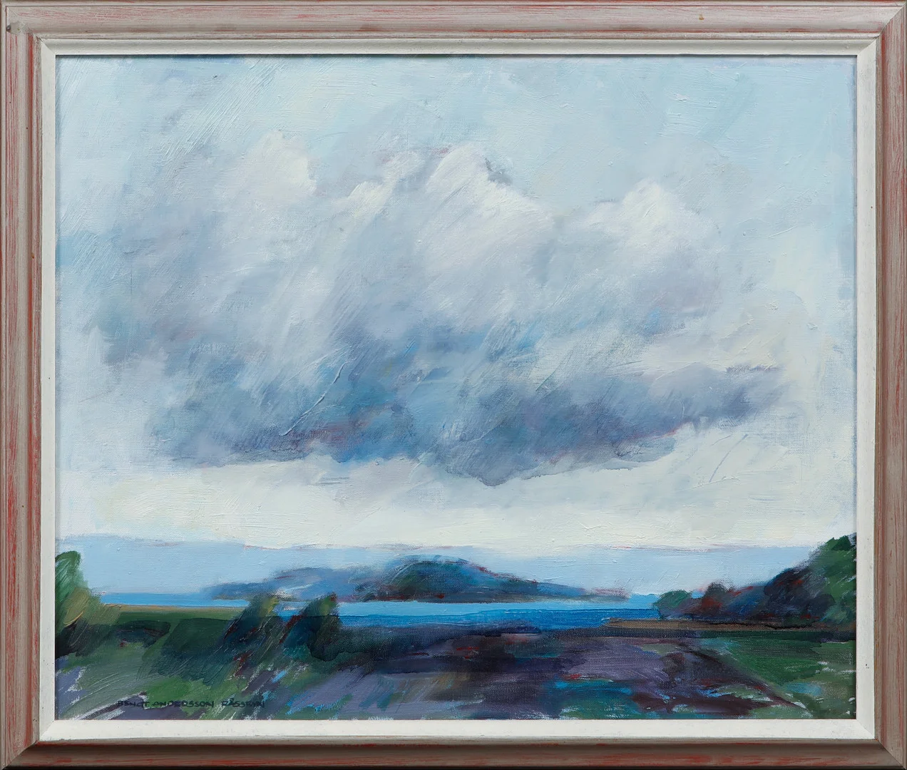 BENGT ANDERSSON RÅSSBYN. "Moln", olja på duk, signerad. — Paintings — Göteborgs Auktionsverk