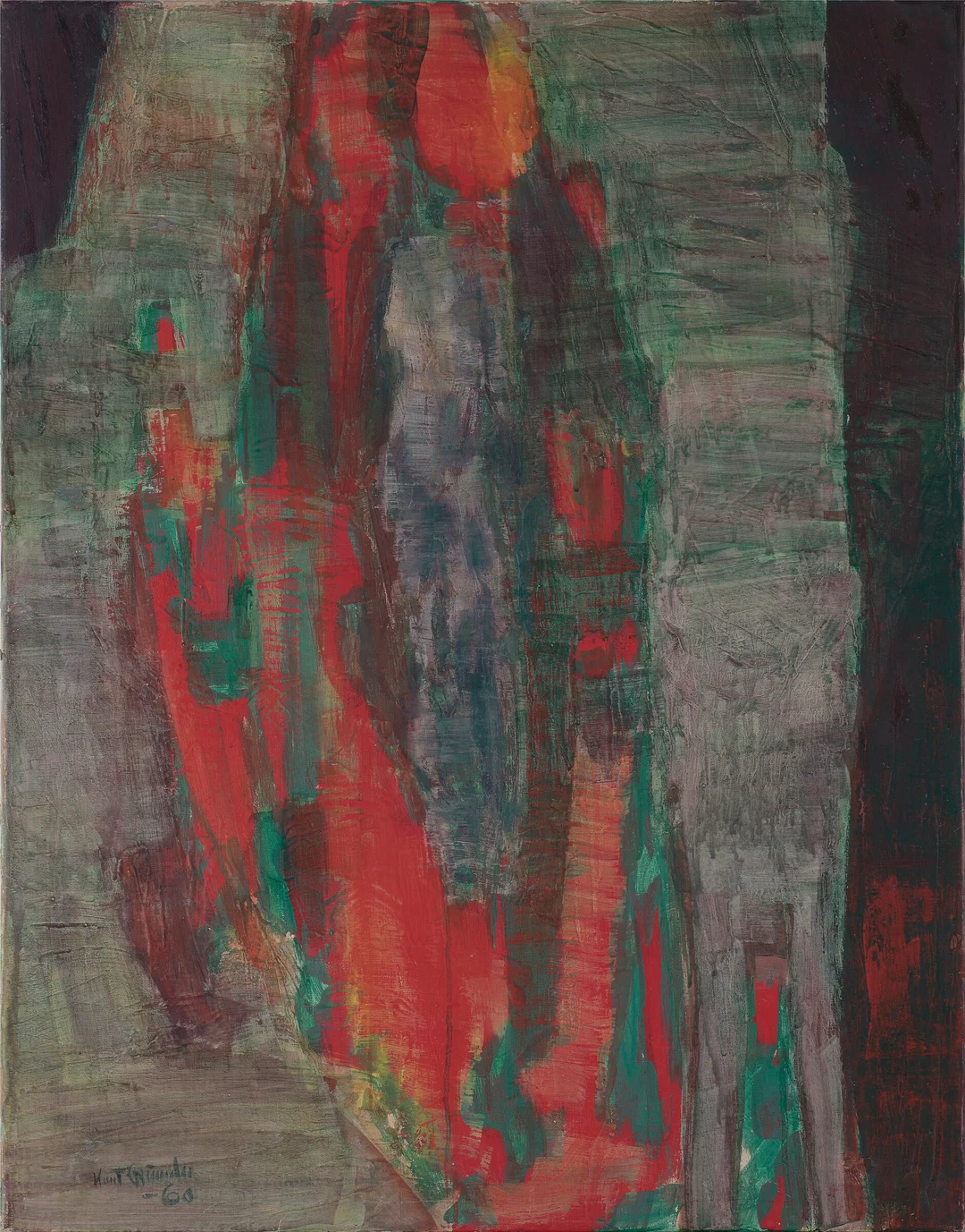 Rumohr, Knut — Uten tittel, 1960 — Kunst/Maleri — Blomqvist