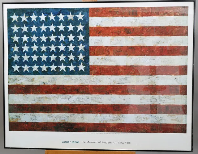 JASPER JOHNS. Efter. Affisch, The Museum of Modern Art, New York.