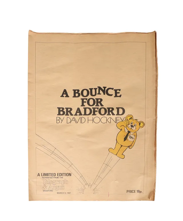 DAVID HOCKNEY (1937-2026) BOUNCE FOR BRADFORD.