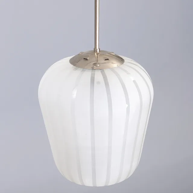 Swedish grace glas loftslampe, Sverige, midten af 1900-tallet.
