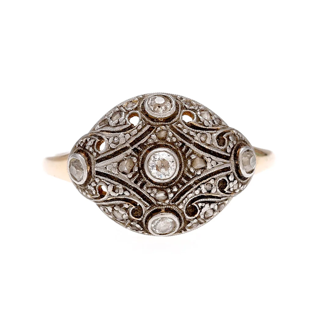 Art Déco diamonds ring, circa 1925. — Rings — Balclis