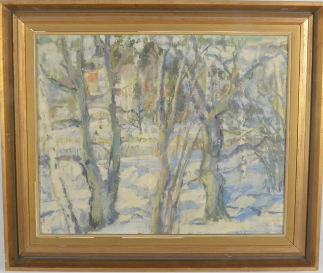 ALFRED HEDLUND. Olja på pannå.
