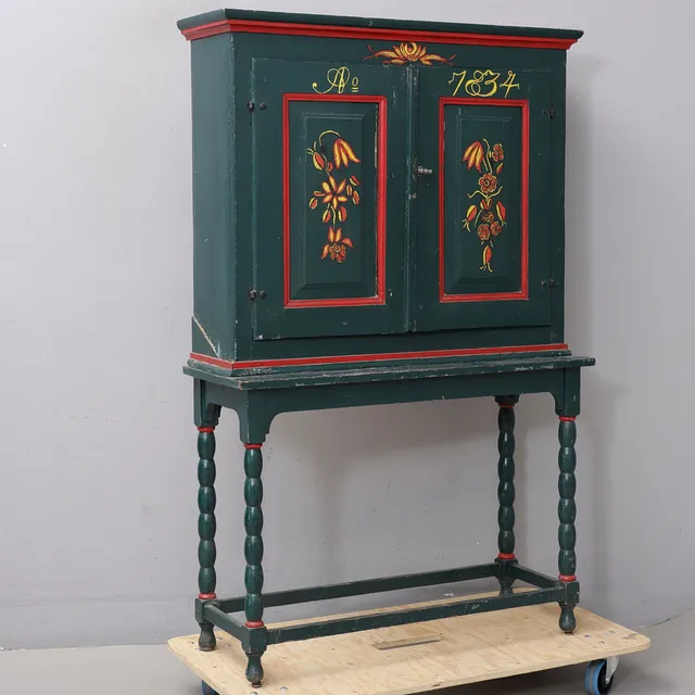 SKÅP, allmoge, 1800-tal.
