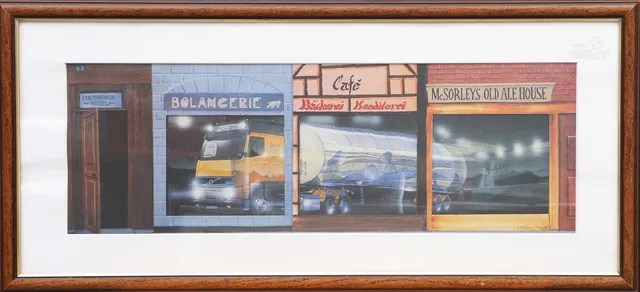 BOB MATSON. LITO, signerad.
