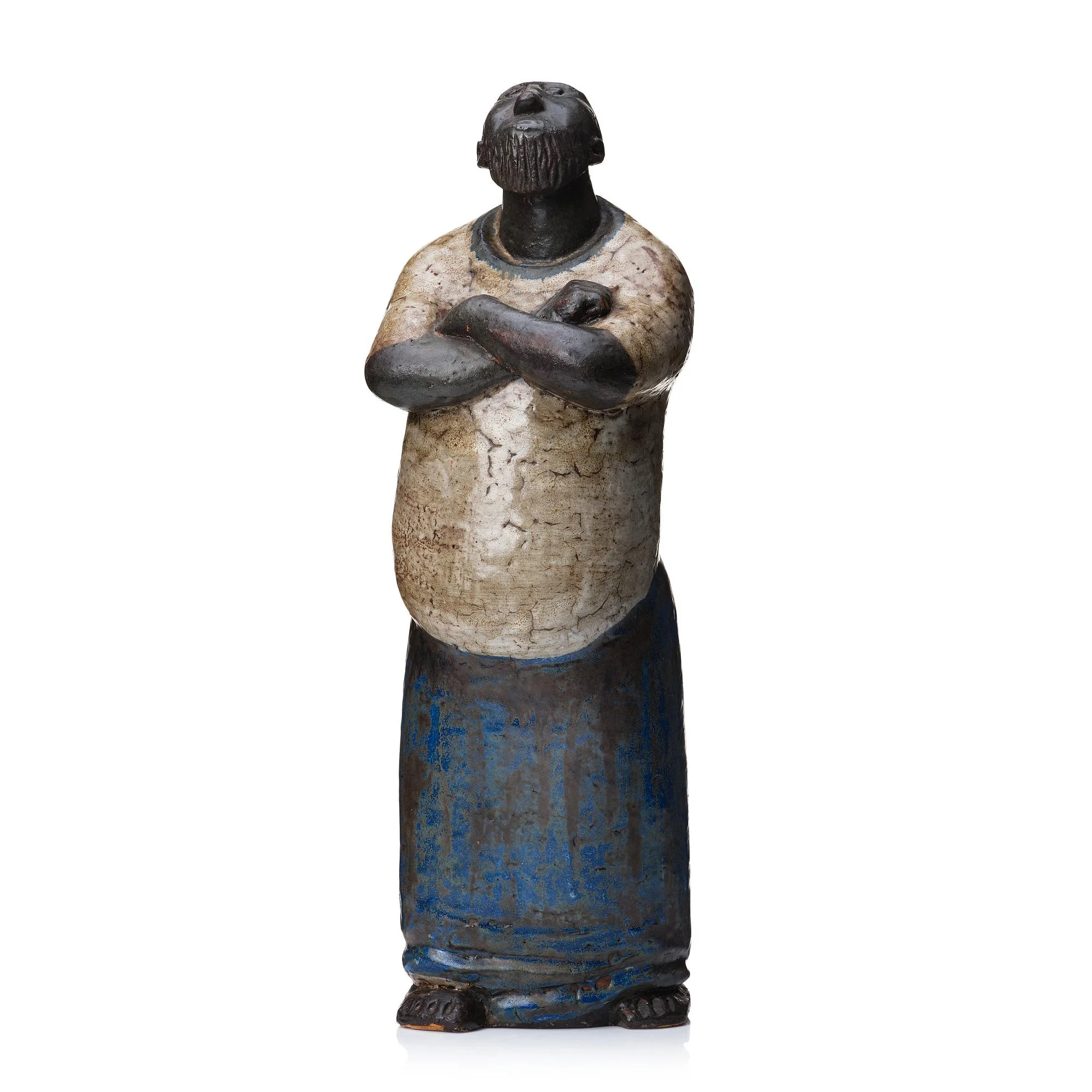 Åke Holm, skulptur, "Pontius Pilatus", Höganäs 1940-50-tal. — Bukowskis