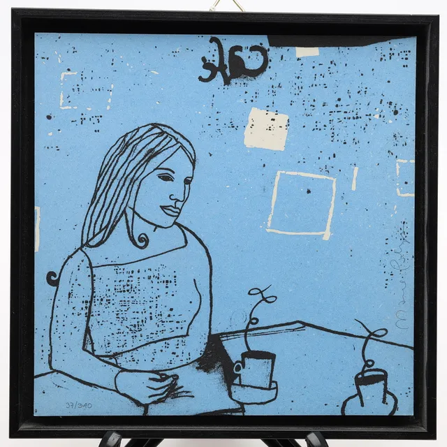 MARIE PALMGREN. LITOGRAFI, numrerad 37/340 samt signerad.