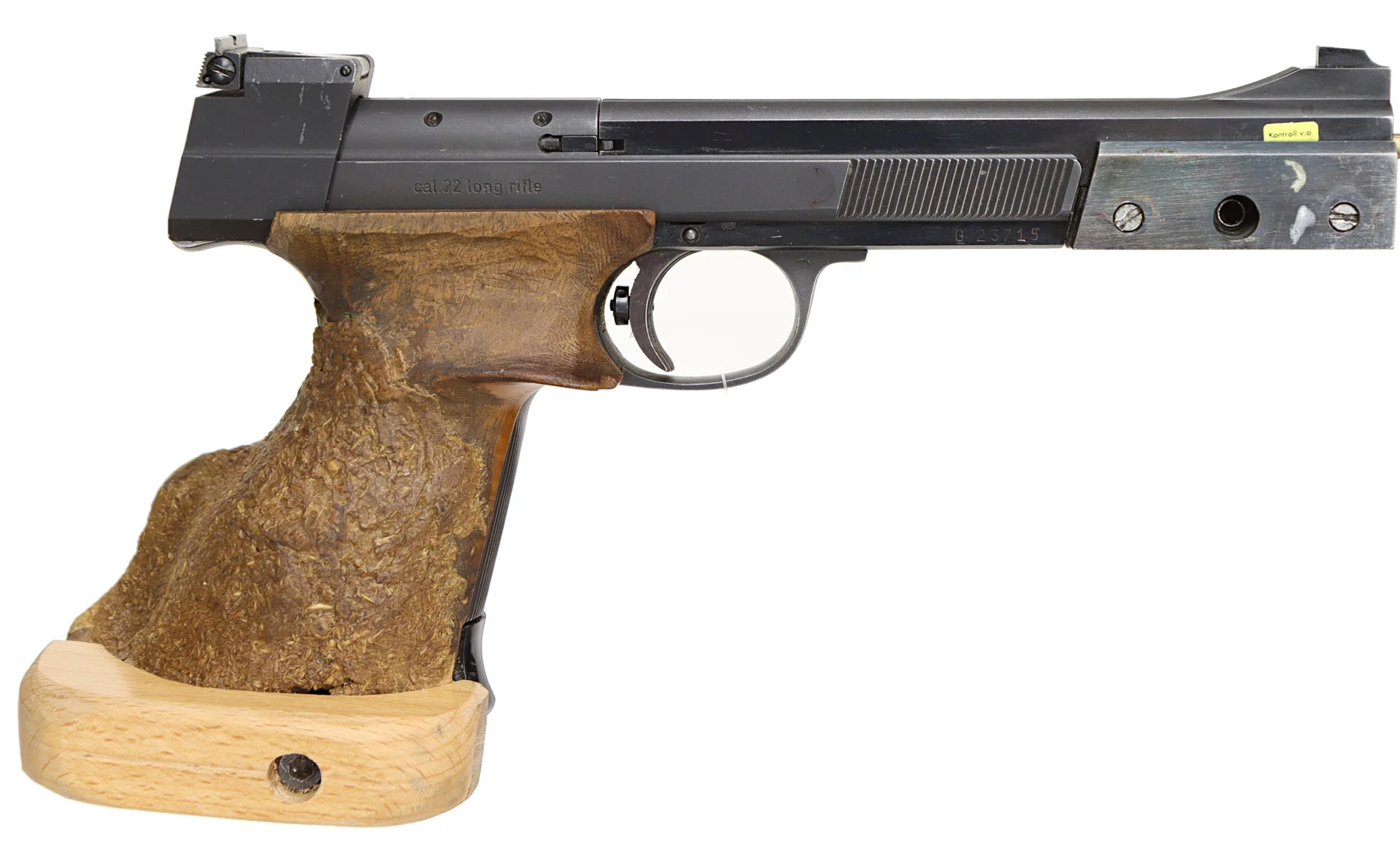11. PISTOL, Halvautomatisk, fabrikat Hämmerli, modell 208, kaliber .22LR, tillv.nr G23715, se-nr begagnad. — Pistols — Walter Borg