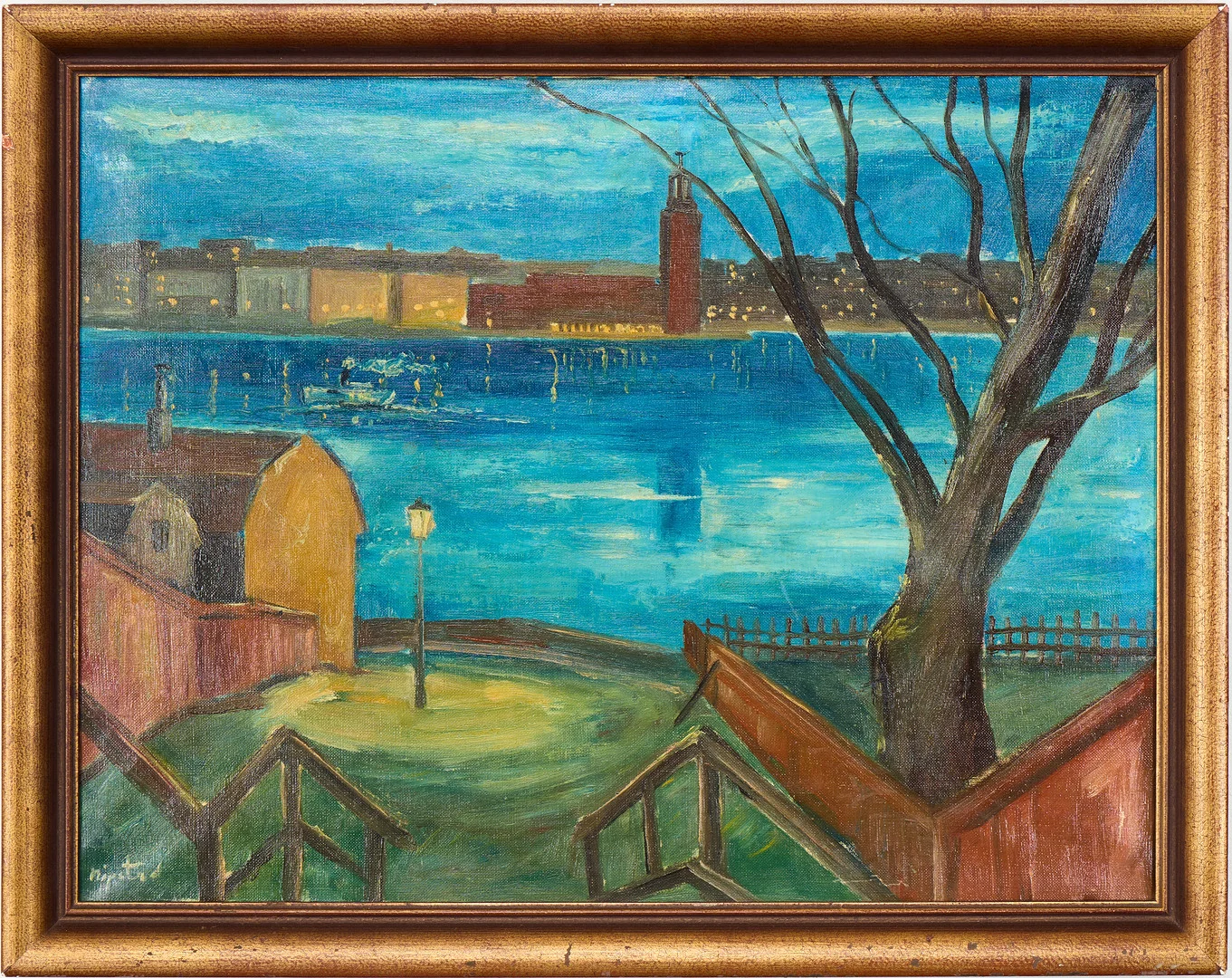 AXEL NIPSTAD. Stockholmsmotiv. — Paintings — Uppsala Auktionskammare