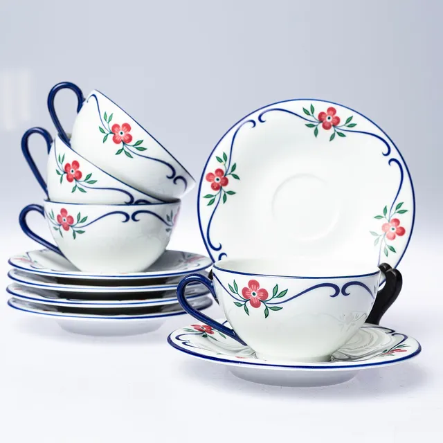 PIA RÖNNDAHL. Kaffeservis, 10 delar, "Sundborn" Rörstrand.