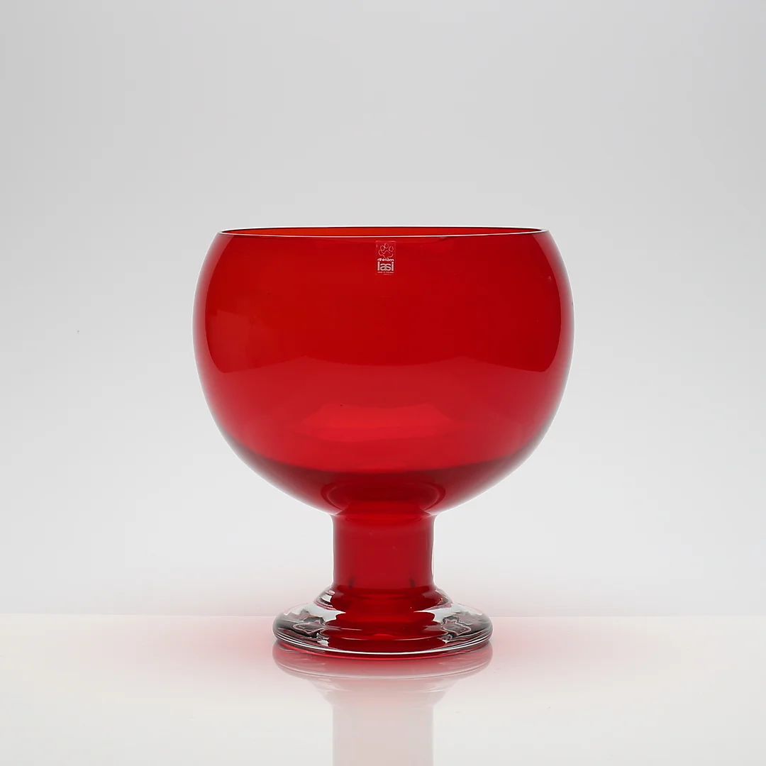 ERKKITAPIO SIIROINEN. Bålskål, "Old King Cole", glas, Riihimäen Lasi, ca 1970-tal. — Other — Gomér & Andersson Norrköping