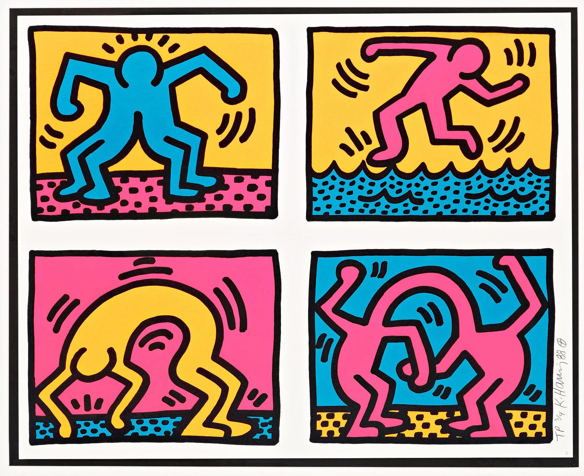 Keith Haring, "Pop Shop Quad II". — Bukowskis