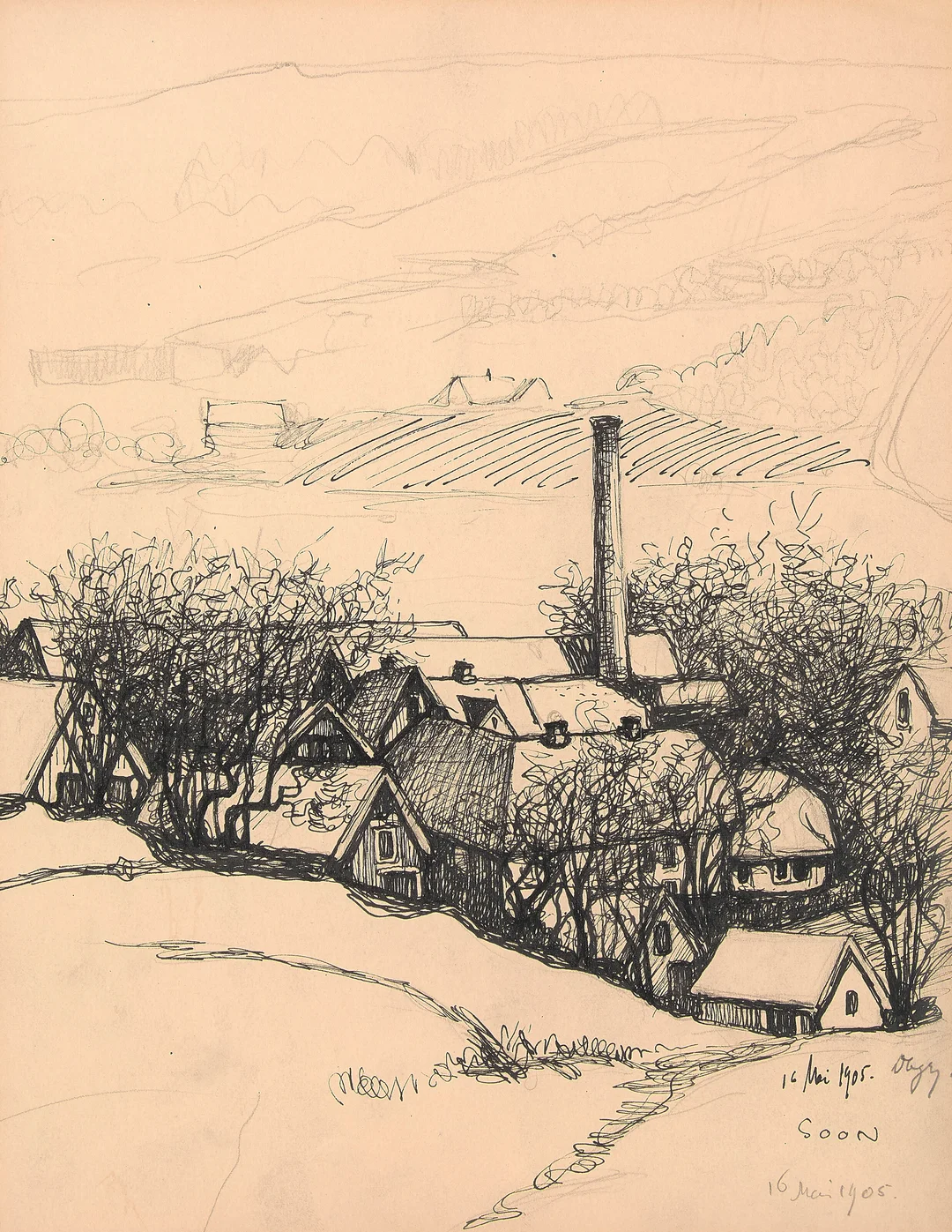 Dørnberger, Karl — "Soon" 1905 — Kunst/Øvrig billedkunst — Blomqvist
