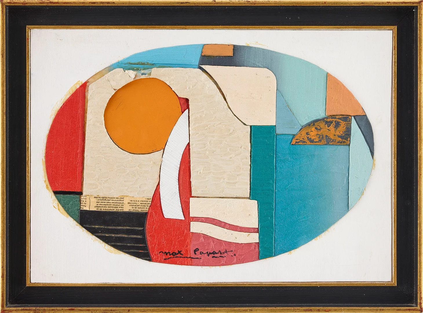 MAX PAPART. Utan titel. — Paintings — Stockholms Auktionsverk Magasin 5
