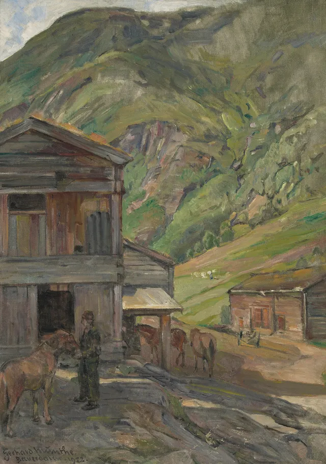Munthe, Gerhard — Fra Bøverdalen, 1922