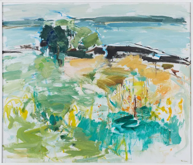 THURE WAHLSTRÖM (1908-1998): Landskapsmotiv, olja på duk, signerad Th.S.W.