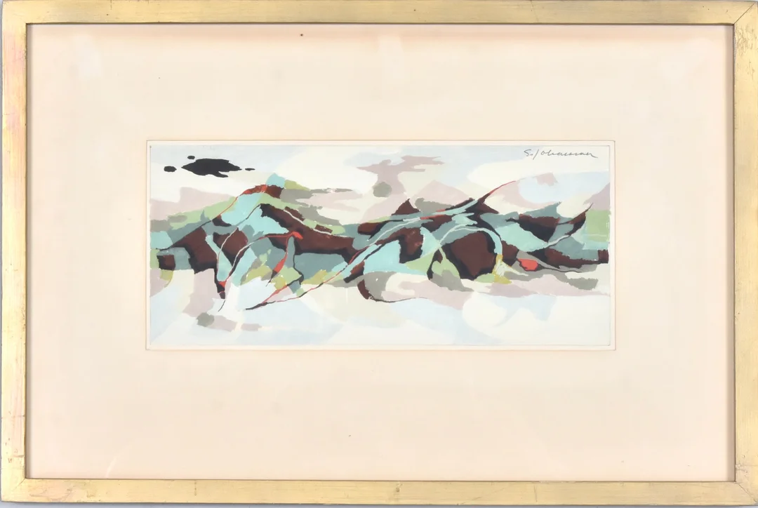 SVEN JOHANSSON. Gouache. — Paintings — Halmstads Auktionskammare