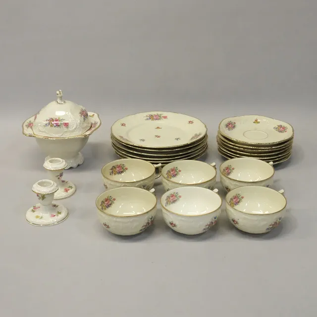 ROSENTHAL, KAFFERSERVISDELAR, SANSSOUCI, 22 DELAR.
