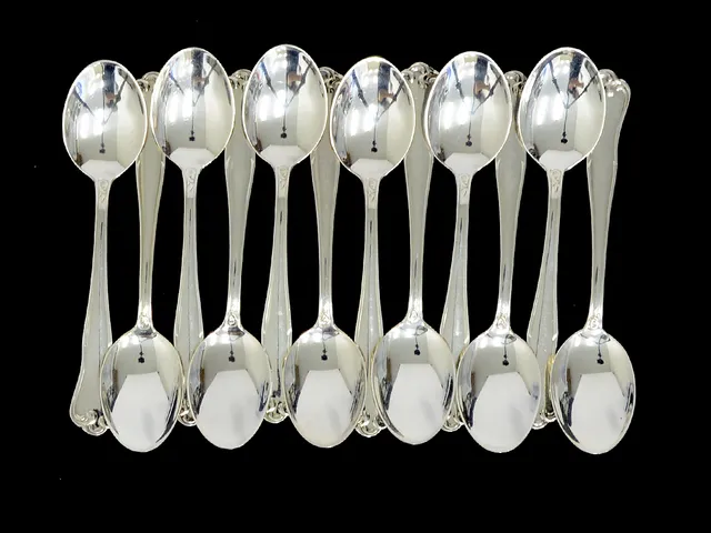 Kaffesked 12st, silver, modell Symfoni, 115mm, 149,8g